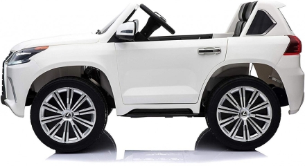 Детский электромобиль Lexus LX570 4WD MP4 - DK-LX570-WHITE-MP4, фото 3