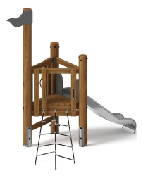 Игровой комплекс (лиственница темный) ДИК 1.24.03-Л.И1.01, фото 1