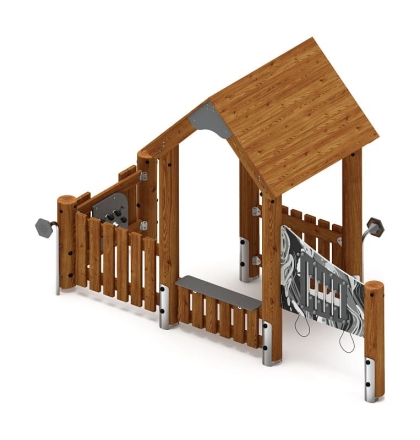 Домик (лиственница темный) МФ 10.24.01-Л.И1.01, фото 1