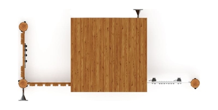 Домик (лиственница темный) МФ 10.24.01-Л.И1.01, фото 5