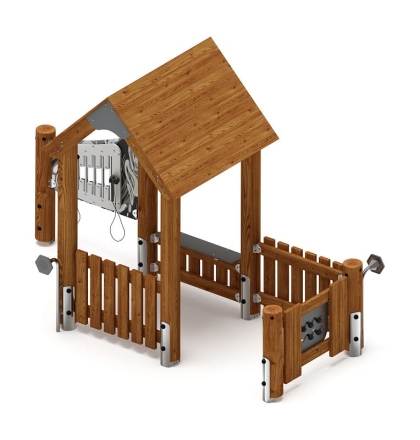 Домик (лиственница темный) МФ 10.24.01-Л.И1.01, фото 4