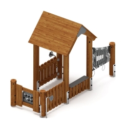 Домик (лиственница темный) МФ 10.24.01-Л.И1.01, фото 2