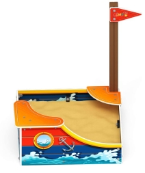 Песочница средняя Кораблик (Морской стиль) - ИО 5.03.01-01, фото 1