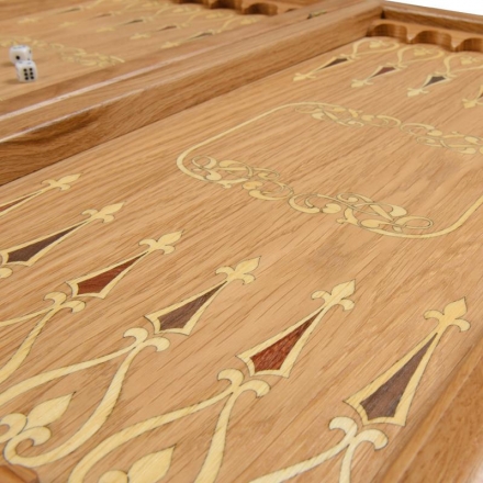 Нарды Сенеж "Соколиная Охота" дуб, фото 2