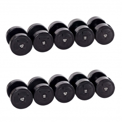 Гантельный ряд PROFI-FIT POWER 27,5 кг - 37,5 кг (5 пар), шаг 2,5 кг, фото 1