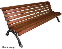 Скамейка парковая Европа, Сосна 0,6 м Скамейка парковая Европа, Сосна 0,6 м