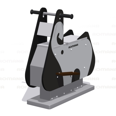 Качалка одноместная Romana 108.29.00-05 для детской площадки, фото 2