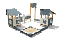 Песочный дворик Опушка ВСТ 5633 без горки для детской площадки