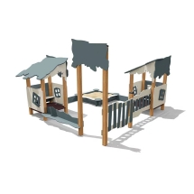 Песочный дворик Опушка ВСТ 5633 без горки для детской площадки