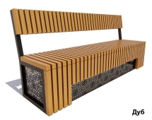 Парковая скамейка Восток, 2 м Лиственница Парковая скамейка Восток, 2 м Лиственница