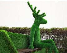 Топиари олень Варлам (без лавочки) - газон Eco