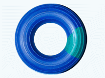 Эспандер кольцо, большой, ребристо - гладкий, нагрузка 35 кг