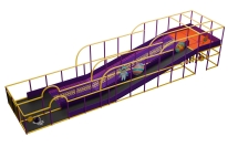 Тюбинговая горка "Новая галактика"