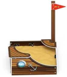 Песочница средняя Кораблик - ИО 5.03.01-02, фото 1