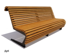 Скамейка уличная Стрит, Сосна 1,5 м Скамейка уличная Стрит, Сосна 1,5 м