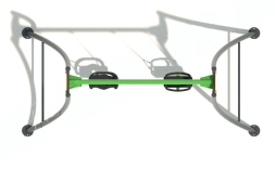 Качели Листья для детской площадки, фото 2