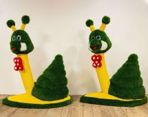 Топиари композиция улитки Рая - газон Eco