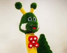 Топиари композиция улитки Рая - газон Eco