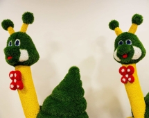 Топиари композиция улитки Рая - газон Eco