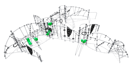 Спортивный комплекс ВСТ 7720 для спортивной площадки, фото 2