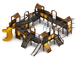 Детская игровая площадка Остров детства (Эко) H=1200 H=2000 ДИК 2.01.8.02-12, фото 2