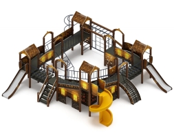 Детская игровая площадка Остров детства (Эко) H=1200 H=2000 ДИК 2.01.8.02-12, фото 1