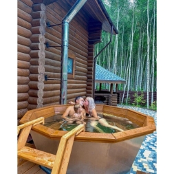 Сибирский банный чан &quot;Илья Муромец&quot; на подставке 2250 мм опора - нерж. сталь, фото 2