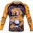 Рашгард Venum Tiger Rash Guard - Long Sleeves - Black/Orange