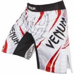 Шорты MMA Venum "Lyoto Machida Ryujin" - White/Red, фото 1