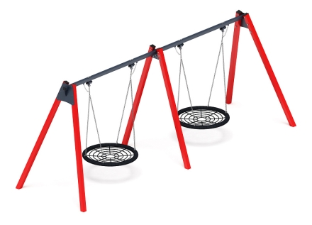 Качели-гнездо М2 (красный) - ИО 12.М.05.05.01-01, фото 3