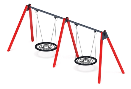 Качели-гнездо М2 (красный) - ИО 12.М.05.05.01-01, фото 4