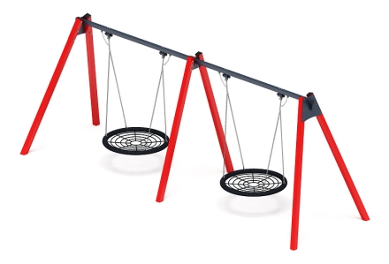 Качели-гнездо М2 (красный) - ИО 12.М.05.05.01-01, фото 2