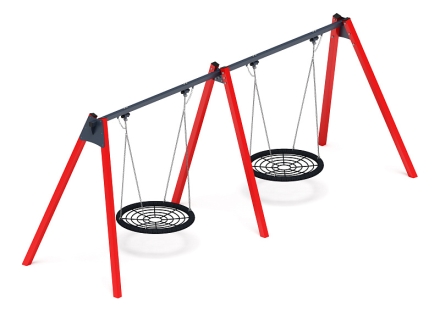 Качели-гнездо М2 (красный) - ИО 12.М.05.05.01-01, фото 1