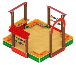 Песочный дворик Теремок (Ракушки) - ИО 6.01.04-01, фото 4