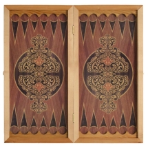 Нарды + шашки Ростовские "Кинг-Конг" средние Россия, дерево, 50х25х4 см