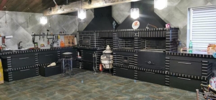 Печь Аристократ 854 Радиальный кирпич красный, фото 7