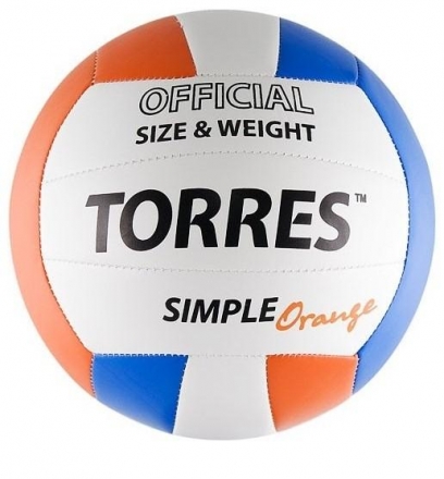 Мяч волейбольный TORRES Simple Orange, фото 1
