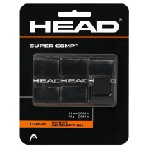 Овергрип Head Super Comp (ЧЕРНЫЙ), арт.285088-BK, 0.5 мм, 3 шт, черный Овергрип Head Super Comp (ЧЕРНЫЙ), арт.285088-BK, 0.5 мм, 3 шт, черный