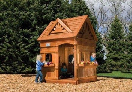 Деревянный домик Rainbow Play Systems Playhouse Design 1, фото 1