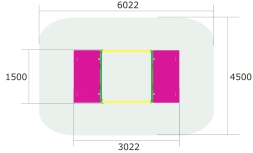 Песочница с откидной крышкой П056 для детской площадки, фото 5