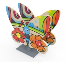 Качели на пружине «Бабочка», паттерн "Фэнтази" КЧ059.02 Качели на пружине «Бабочка», паттерн "Фэнтази" КЧ059.02