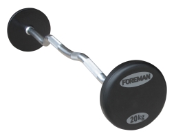 Набор штанг с искривленным грифом FOREMAN, 10-55 кг