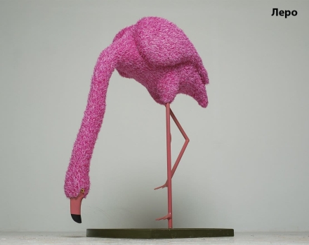 Топиари фламинго Леро, пьет - газон Eco, фото 3