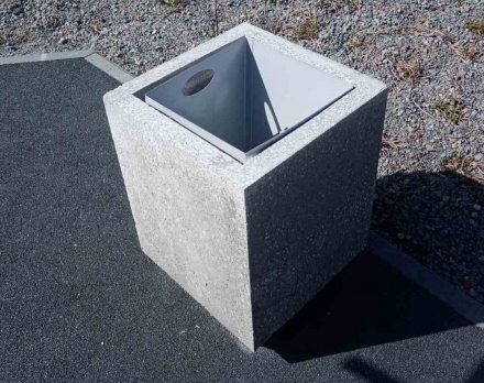 Урна железобетонная со вставкой Льдина, фото 1