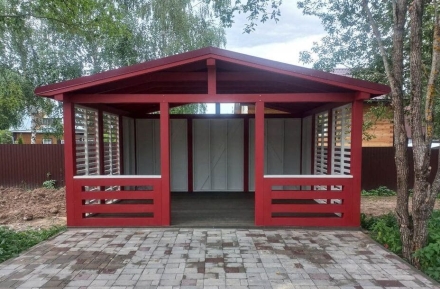 Прямоугольная беседка Концепт , фото 1