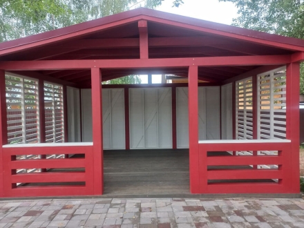 Прямоугольная беседка Концепт , фото 3