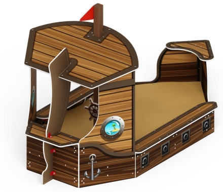 Песочница большая Катерок - ИО 5.03.02-03, фото 4