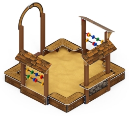 Песочный дворик Теремок (Коричневый) - ИО 6.01.04-02, фото 4