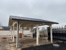 Навес для двух машин ТРИУМФ Несущий каркас