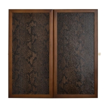 Нарды кожаные "Питон" малые (Россия, дерево, 40х20х5 см)